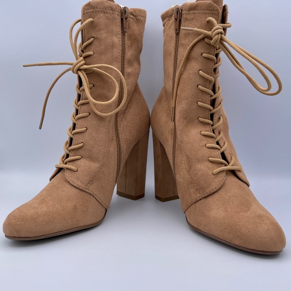 Steve Madden Women's Shoe Elley Ankle Bootie Camel Size 6 M US